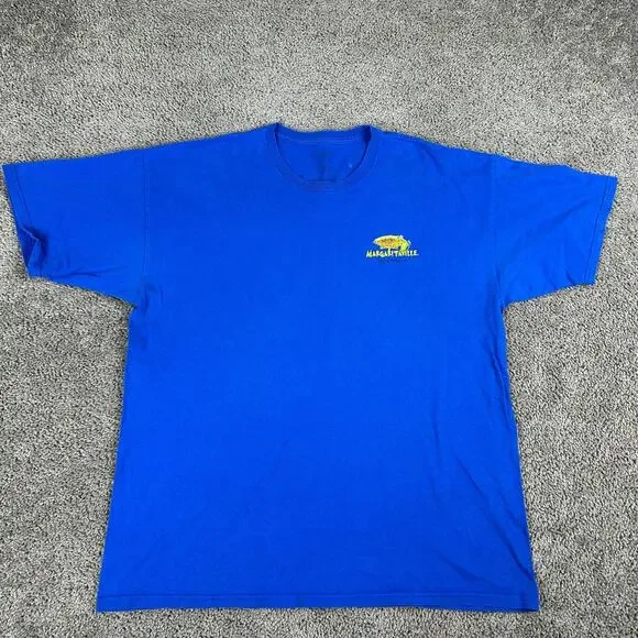 Margaritaville Shirt Mens Extra Large Blue Flip Flop Repair Shop Short Sleeve - Picture 7 of 11